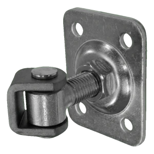 Bisagra regulable PSG M16 para puertas con escudo rectangular 75x55 mm galvanizada