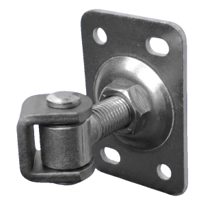 Bisagra regulable para puerta M20 con base 110×75 mm – tipo alubia