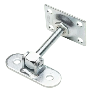 PSG bisagra de puerta ajustable M12 con dos placas de montaje galvanizada