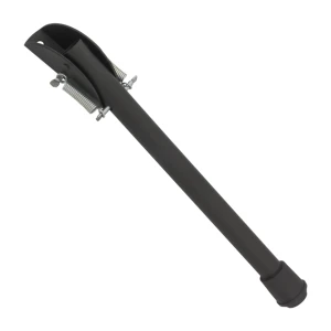 Tope bloqueador de puerta con resorte de acero 265 mm negro