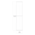 PSG zawias toczony bramowy fi 35×120 mm do bram skrzydłowych 001-482 (2)