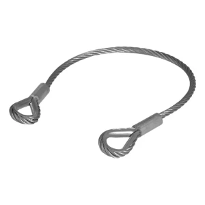 Cable de acero de seguridad Comunello para hoja de puerta 400 mm