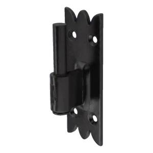 Gancho de construcción para contraventanas decorativo negro – espiga ø9 mm