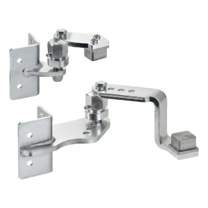 Comunello juego de bisagras para puertas para soldar en poste 50×50 mm – derecha, para pendientes ascendentes