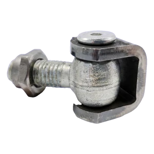 Bisagra regulable PSG para tuerca remachable M12 – acero galvanizado para puertas y cancelas
