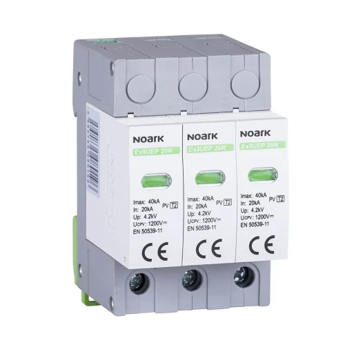 Descargador de sobretensiones - SPD Ex9UEP, tipo II, 1200 V DC, 3 módulos de ancho, para sistemas FV no enterrados PV-200-108022