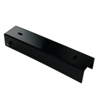 Perfil en C - Conector para zócalo 200x50 negro