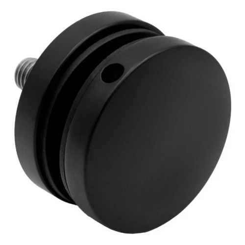 Fijación puntual para vidrio 8-17,52 mm fi 50/8/M10x50 AISI 304 sistema plano negro 000-505 (1)