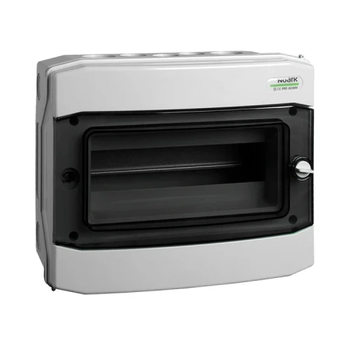 Carcasa de montaje de plástico, montaje en superficie, IP65, 1 fila, 12 módulos PV-200-101494