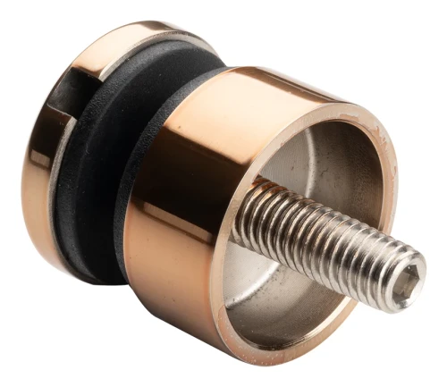 Soporte puntual para vidrio 6-12 mm fi 30/13/M8x40 AISI 304 sistema plano cobre 000-481 (2)