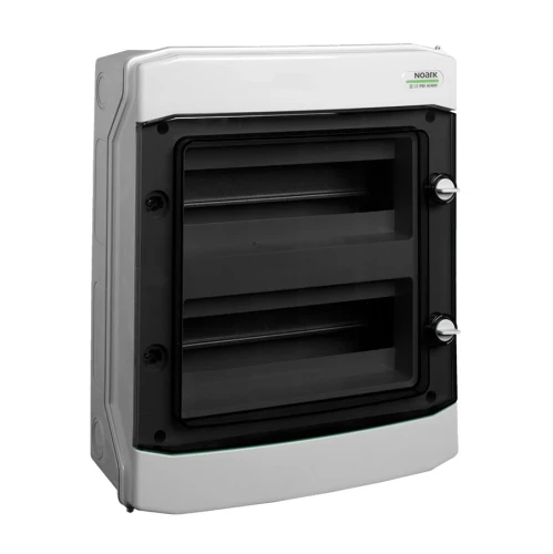 Carcasa de montaje de plástico, montaje en superficie, IP65, 2 filas, 2x12 módulos PV-200-101495