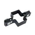 Abrazadera intermedia para paneles de valla 60x40 antracita grafito GPV-700-01 (1)