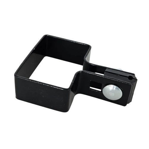 Abrazadera final para paneles de valla 40x60 mm negra GPV-700-12 (1)