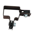 Abrazadera esquinera para paneles de valla 40x60 mm marrón GPV-700-10 (2)