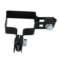 Abrazadera esquinera para paneles de valla 40x60 mm negra GPV-700-07 (2)