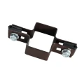 Abrazadera intermedia para paneles de valla 40x60 marrón GPV-700-05 (2)