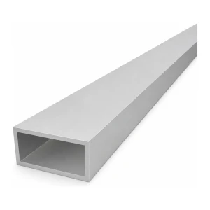 Tubo rectangular de aluminio 30×60×3 mm – perfil cerrado EN AW-6060, L=2000 mm