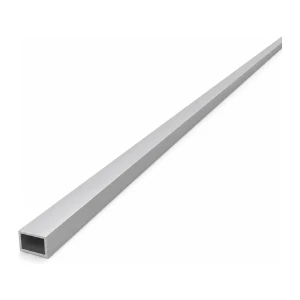 Tubo rectangular de aluminio 8×12×1 mm – perfil cerrado L=2000 mm EN AW-6060