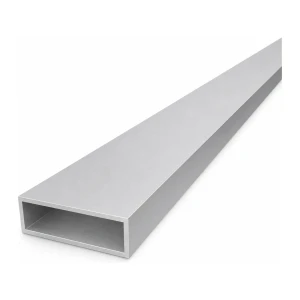 Tubo rectangular de aluminio 20×60×2 mm – perfil cerrado EN AW-6060, L=2000 mm