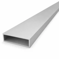 Tubo rectangular de aluminio 20×70×2 mm – perfil cerrado EN AW-6060, L=2000 mm