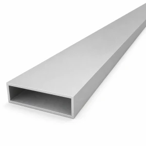 Tubo rectangular de aluminio 20×70×2 mm – perfil cerrado EN AW-6060, L=2000 mm