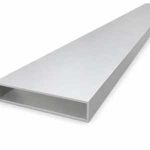 Tubo rectangular de aluminio 20×100×2 mm – perfil cerrado L=2000 mm EN AW-6060