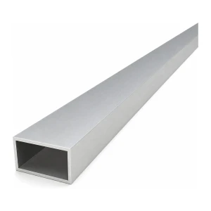 Tubo rectangular de aluminio 25×40×2 mm – perfil cerrado EN AW-6060, L=2000 mm