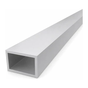 Tubo rectangular de aluminio 40×60×4 mm EN AW-6060 – longitud 2000 mm