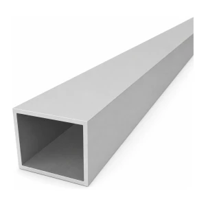 Tubo rectangular de aluminio 50×60×3 mm – perfil cerrado L=2000 mm