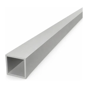 Tubo cuadrado de aluminio 30×30×2 mm – perfil cerrado L=2000 mm EN AW-6060