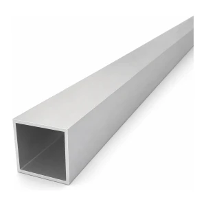Tubo de aluminio cuadrado 40×40×2 mm – perfil cerrado L=2000 mm EN AW-6060
