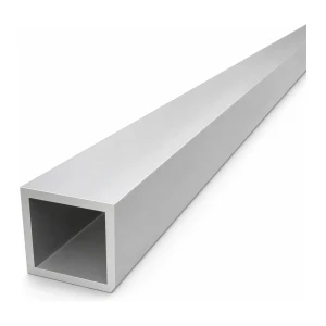 Tubo cuadrado de aluminio 40×40×4 mm EN AW-6060 – longitud 2000 mm