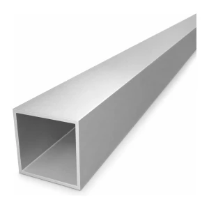 Tubo de aluminio cuadrado 50×50×2 mm – perfil cerrado L=2000 mm