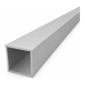 Tubo de aluminio cuadrado 50×50×3 mm EN AW-6060 – longitud 2000 mm