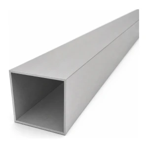 Tubo de aluminio cuadrado 60×60×2 mm – perfil cerrado PA38 L=2000 mm