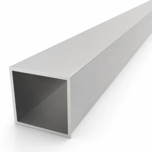 Tubo de aluminio cuadrado 60×60×3 mm – perfil cerrado L=2000 mm EN AW-6060