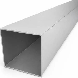 Tubo de aluminio cuadrado 80×80×2 mm – perfil cerrado L=2000 mm