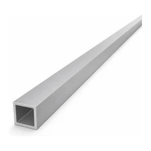 Tubo de aluminio cuadrado 20×20×2 mm – perfil cerrado L=2000 mm