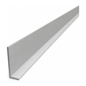Ángulo de aluminio de lados desiguales 50×20×2 mm – perfil en L, longitud 2000 mm