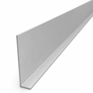 Ángulo de aluminio de lados desiguales 80×20×2 mm – perfil en L, longitud 2000 mm