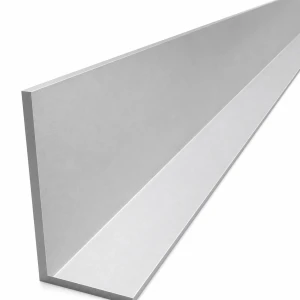 Ángulo de aluminio de alas desiguales 100×50×5 mm – perfil L, longitud 2000 mm