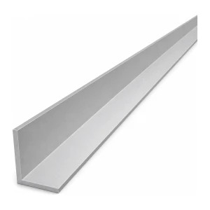 Ángulo de aluminio de lados iguales 30×30×2 mm – perfil en L, longitud 2000 mm