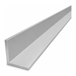 Ángulo de aluminio de lados iguales 50×50×5 mm – perfil L, longitud 2000 mm