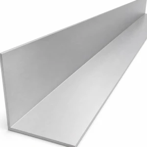 Ángulo de aluminio de lados iguales 80×80×3 mm EN AW-6060 L=2000 mm