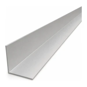 Escuadra de aluminio de alas iguales 50×50×2 mm – perfil en L, longitud 2000 mm