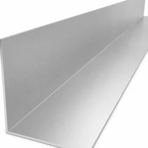 Ángulo de aluminio equilátero 100×100×2 mm – perfil en L, longitud 2000 mm