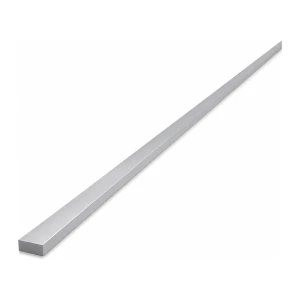 Pletina de aluminio EN AW-6060 T64 – 10×4 mm, longitud 2000 mm
