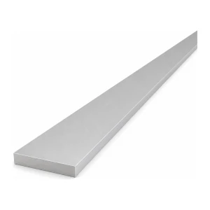 Pletina de aluminio EN AW-6060 T64, 40×8 mm, longitud 2000 mm