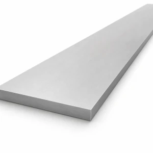 Pletina de aluminio EN AW-6060 100×10 mm, longitud 2000 mm