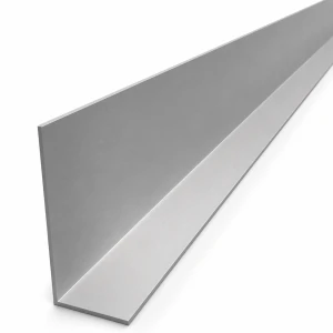 Ángulo de aluminio de lados desiguales 80×40×2 mm – perfil L, longitud 2000 mm